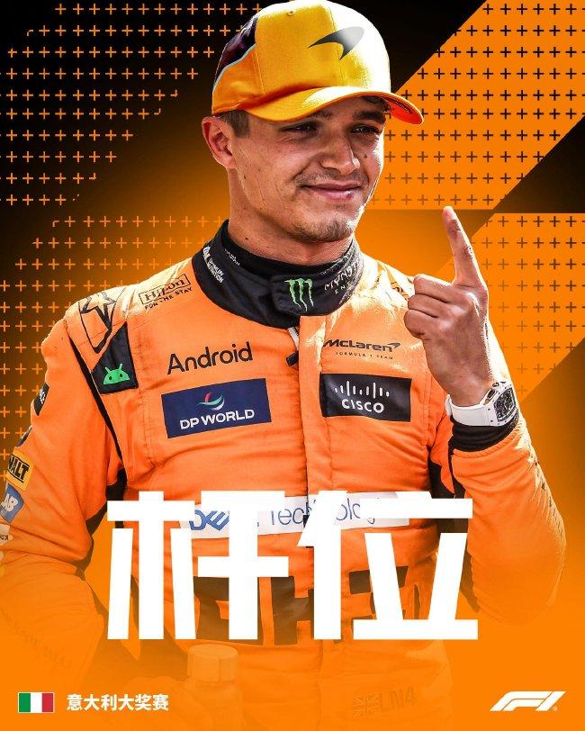 F1美国大奖赛，诺里斯杆位荣耀时刻揭秘！