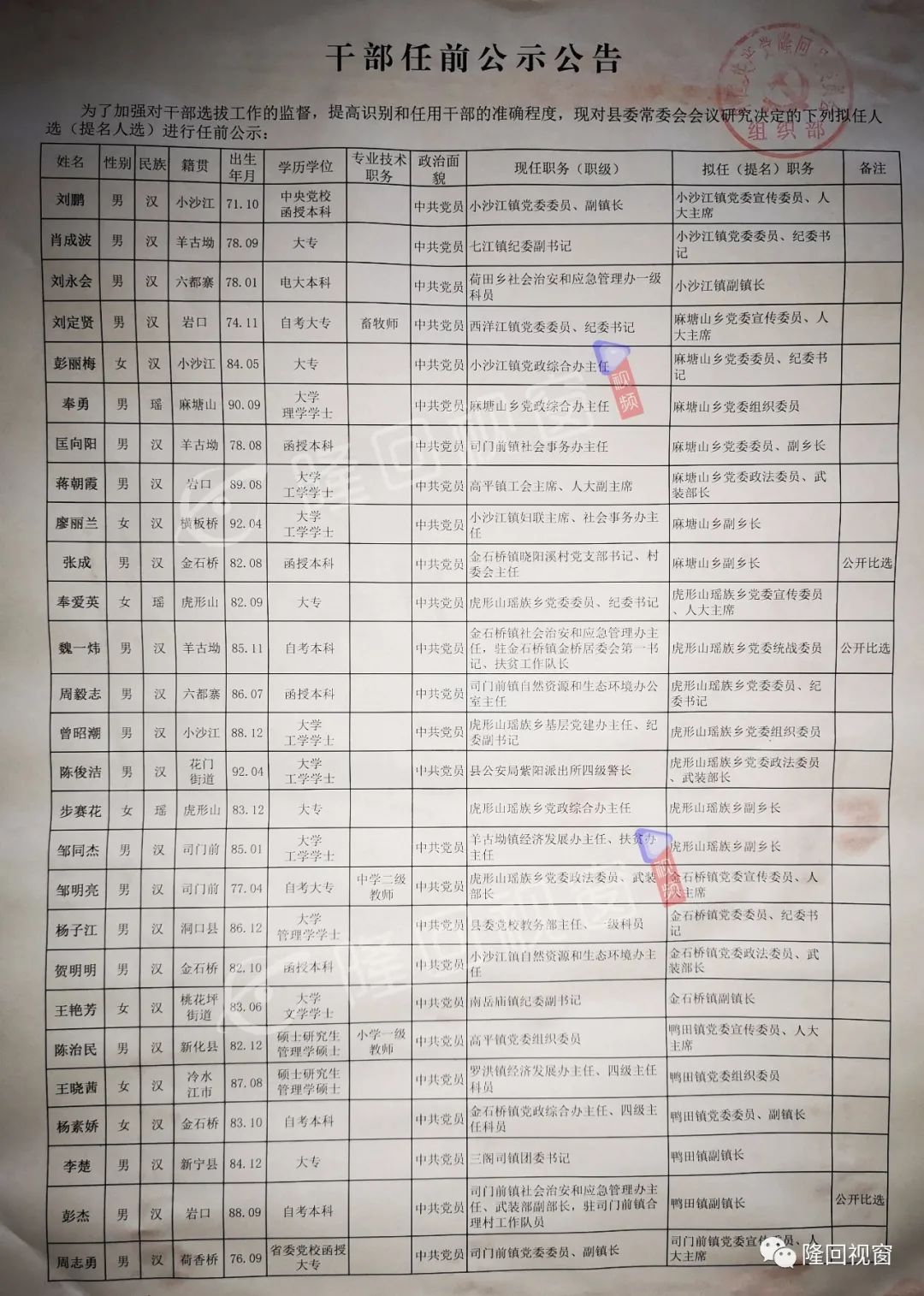 桃源县干部公示与探索自然美景之旅的双重篇章